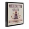 Stupell Industries Vintage Meditative State Framed Floater Canvas Wall Art Design by Higher Learning/Life Is High